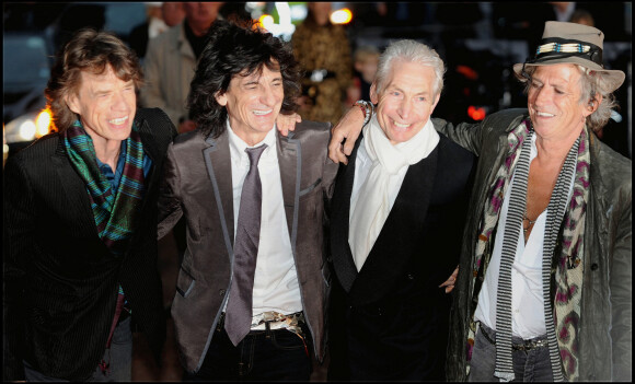 THE ROLLING STONES AT "SHINE A LIGHT" PREMIERE IN LONDON - PREMIERE DU FILM "SHINE A LIGHT" A LONDRES 