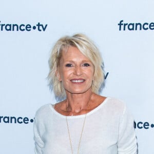 Sophie Davant lors du photocall dans le cadre de la conférence de presse de France Télévisions au Pavillon Gabriel à Paris, France, le 24 août 2021. © Pierre Perusseau/Bestimage