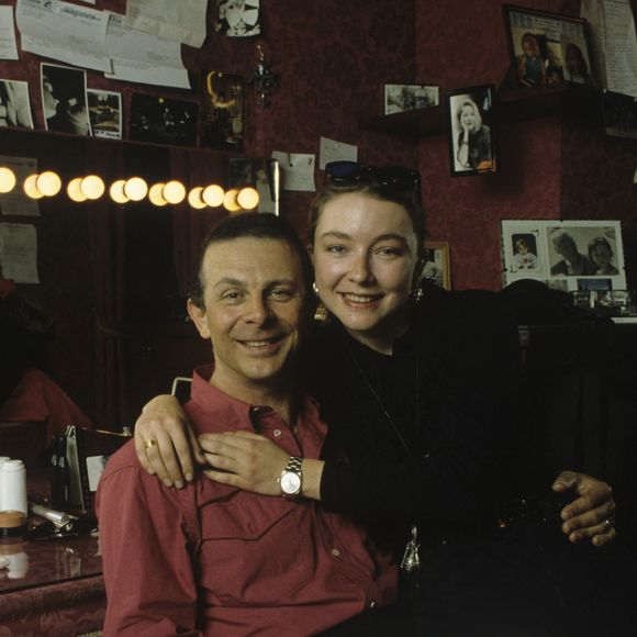 Archives - En France, à Paris, au théâtre du Palais Royal, Roland Giraud et sa fille Géraldine