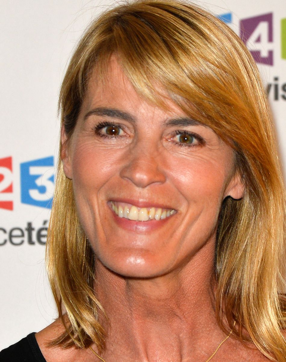 Nathalie Simon lors du photocall de la présentation de la nouvelle dynamique 2017-2018 de France Télévisions. Paris, le 5 juillet 2017. © Guirec Coadic/Bestimage