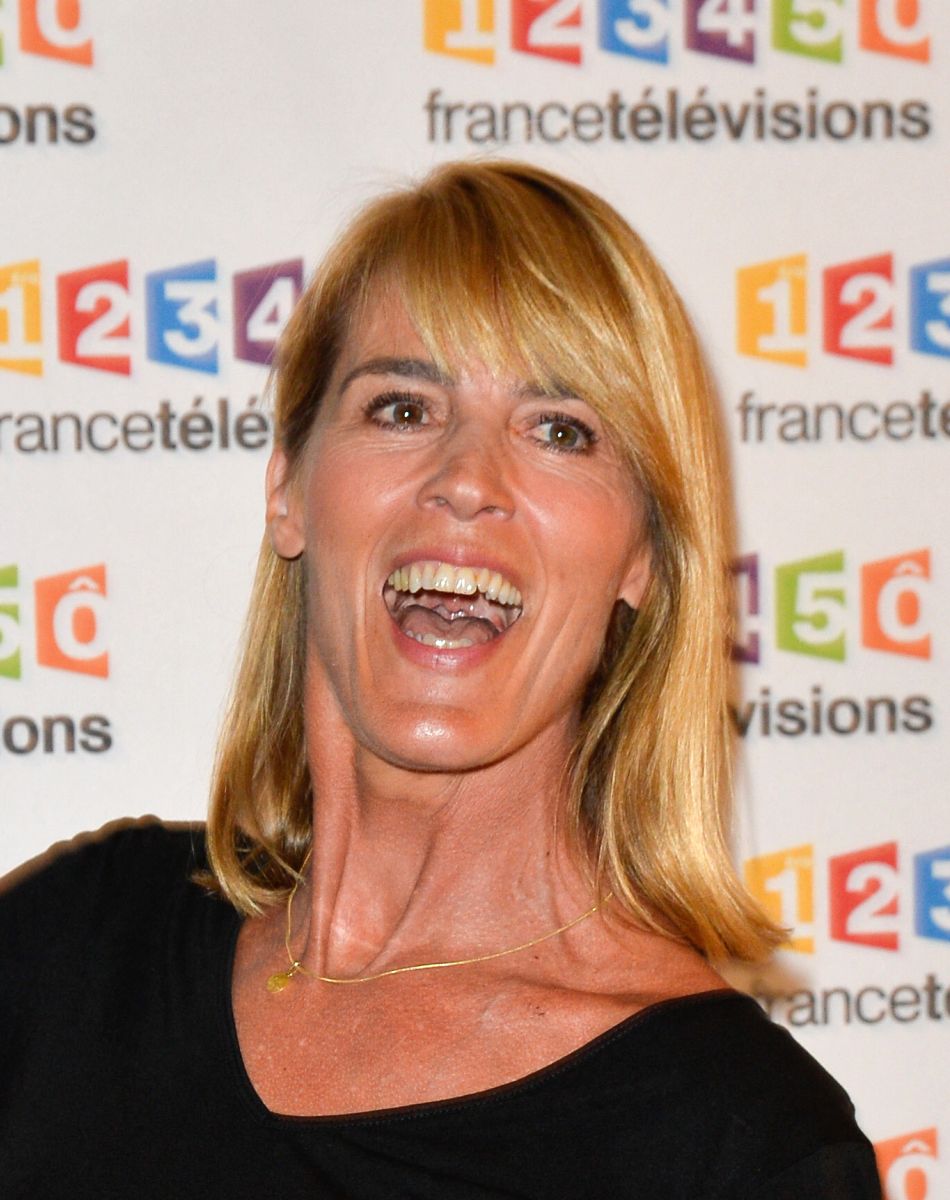 Nathalie Simon lors du photocall de la présentation de la nouvelle dynamique 2017-2018 de France Télévisions. Paris, le 5 juillet 2017. © Guirec Coadic/Bestimage