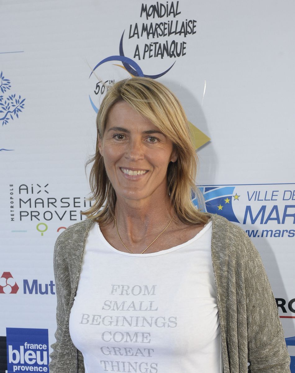 Nathalie Simon : l'animatrice a transmis son amour pour le sport à sa fille Nina et à son mari Tanguy. © Patrick Carpentier/Bestimage