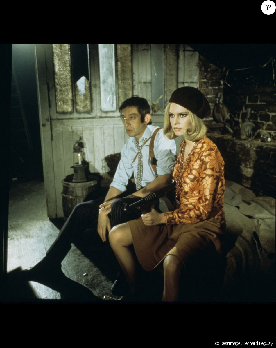 Serge Gainsbourg et Brigitte Bardot à Paris. © Bernard Leguay via Bestimage