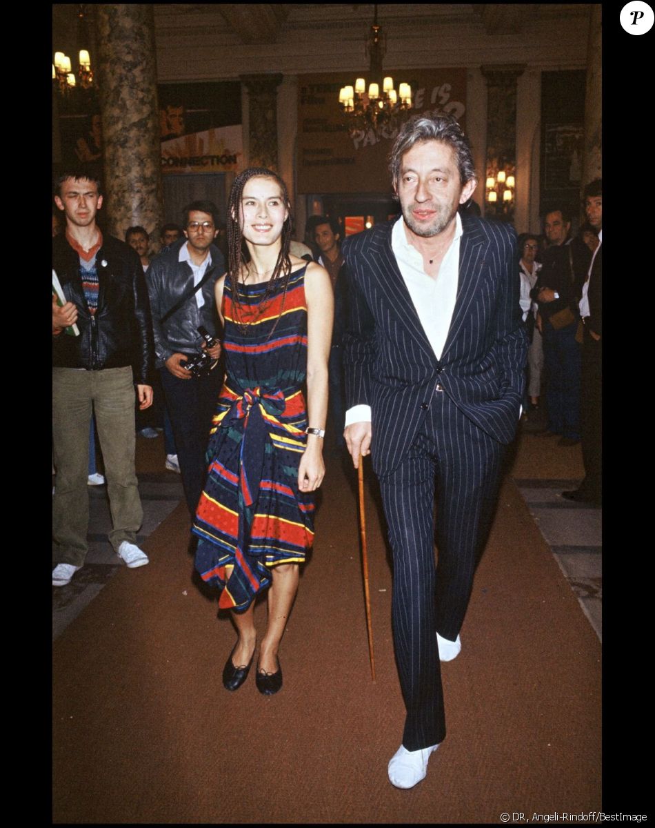 Bambou et Serge Gainsbourg au Festival de Cannes en 1983