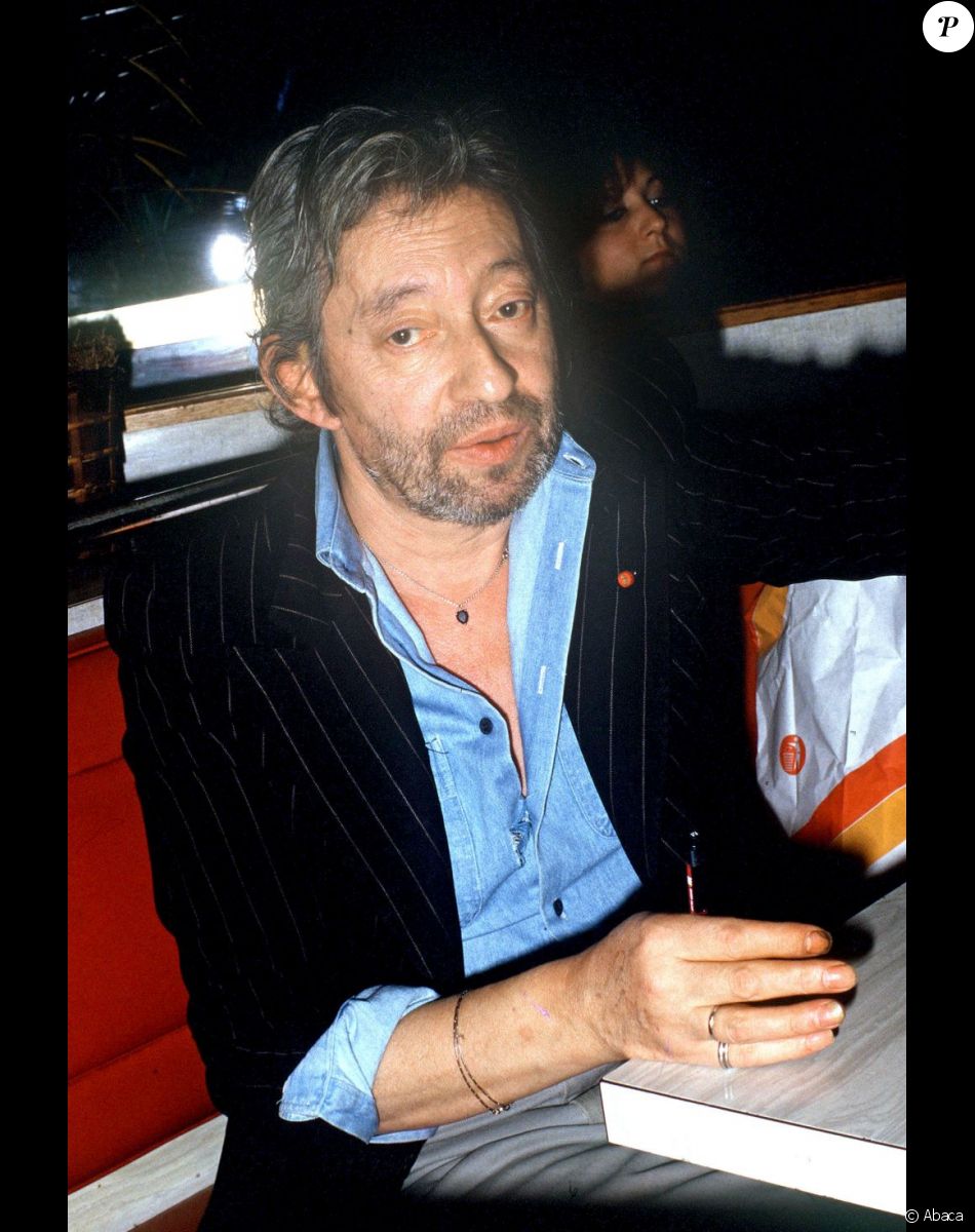 Serge Gainsbourg à Paris en septembre 1987.