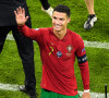 Cristiano Ronaldo - Match de football de l'Euro 2020 à Budapest : La France ex aequo avec le Portugal 2-2 au Stade Ferenc-Puskas. © Federico Pestellini / Panoramic / Bestimage 