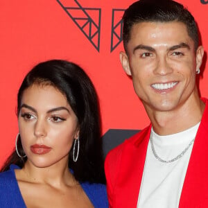 Cristiano Ronaldo et sa compagne Georgina Rodriguez à la soirée MTV European Music Awards 2019 (MTV EMA's) au FIBES Conference and Exhibition Centre à Séville en Espagne, le 3 novembre 2019 