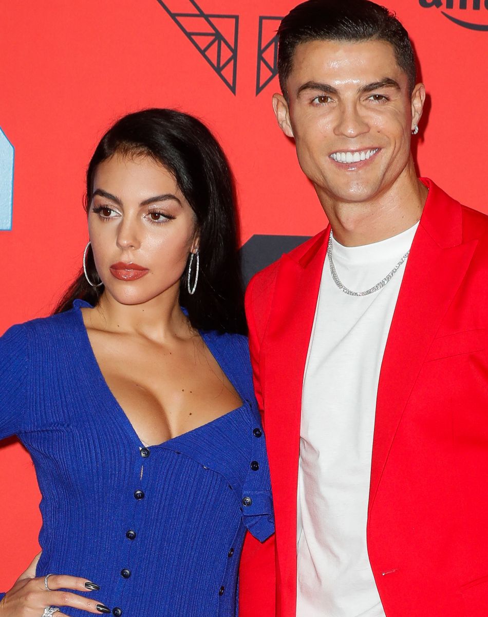 Cristiano Ronaldo et sa compagne Georgina Rodriguez à la soirée MTV European Music Awards 2019 (MTV EMA's) au FIBES Conference and Exhibition Centre à Séville en Espagne, le 3 novembre 2019