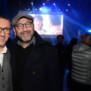 Dany Boon et Kad Merad - After-party du film "La Ch'tite Famille" à la discothèque Yoyo à Paris, France, le 14 février 2018. Evènement organisé par Five Eyes Production. © Rachid Bellak/Bestimage