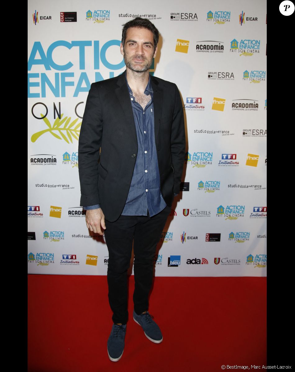 Gil Alma - 60 ans de la fondation "Action Enfance fait son cinéma" au Grand Rex à Paris le 28 mai 2018. © Marc Ausset-Lacroix/Bestimage