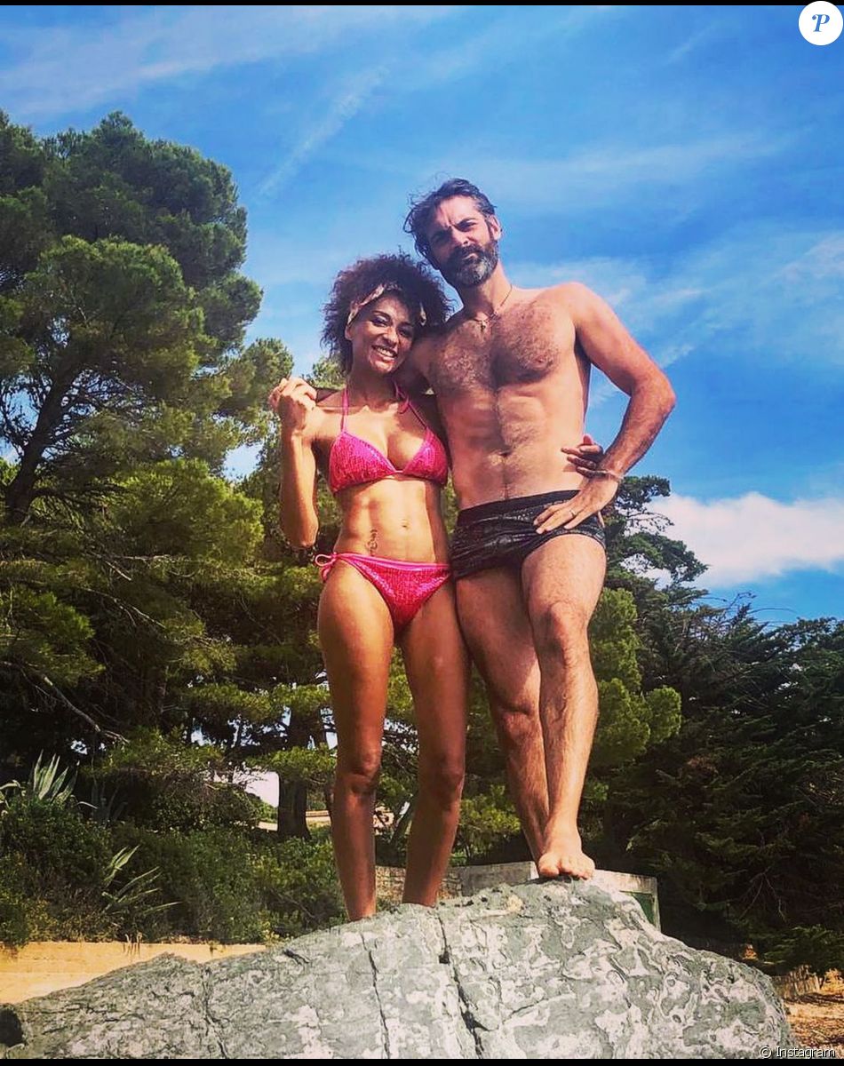 Aminata, l'épouse de Gil Alma, sublime en bikini, octobre 2019