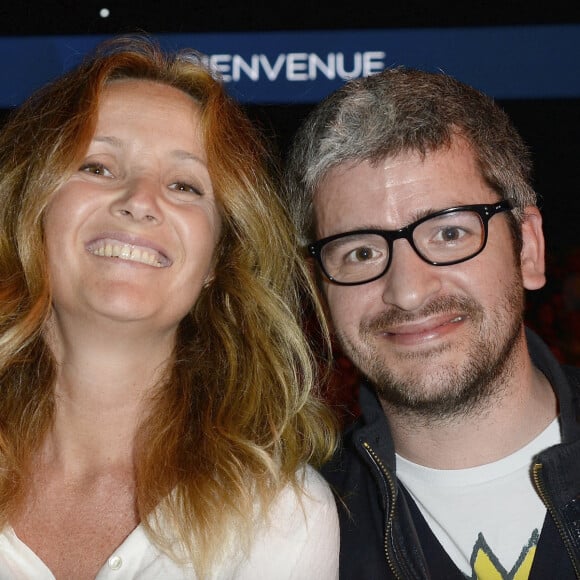 Le chanteur Grégoire et sa femme Eléonore de Galard - Jour 3 - People au concert de Michel Polnareff à l'AccorHotels Arena de Paris le 10 mai 2016. © Coadic Guirec/Bestimage