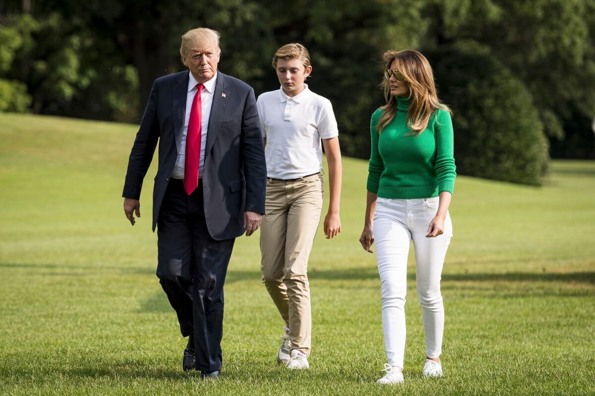 Photo : Barron, Le Fils De L'ancien Président Des États-Unis Donald ...