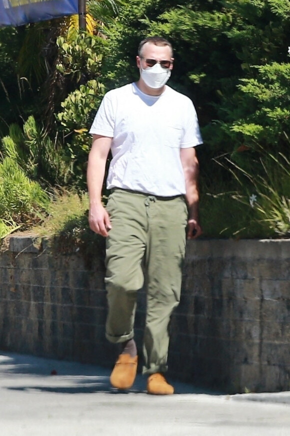 Seth Rogen sur le tournage de "The Fabelmans" à Los Angeles, le 6 août 2021.