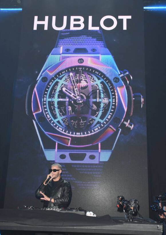 DJ Snake anime la soirée de lancement de sa montre conçue en collaboration avec Hublot, à l'Accor Arena. Paris, le 2 septembre 2021. © Coadic Guirec/Bestimage