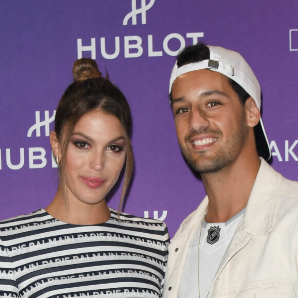 Iris Mittenaere et Diego El Glaoui assistent à la soirée de lancement de la montre "Big Bang DJ Snake" de Hublot à l'Accor Arena. Paris, le 2 septembre 2021. © Coadic Guirec/Bestimage