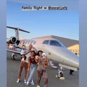 M. Pokora et Christina Milian de retour à Paris en jet privé. Août 2021.