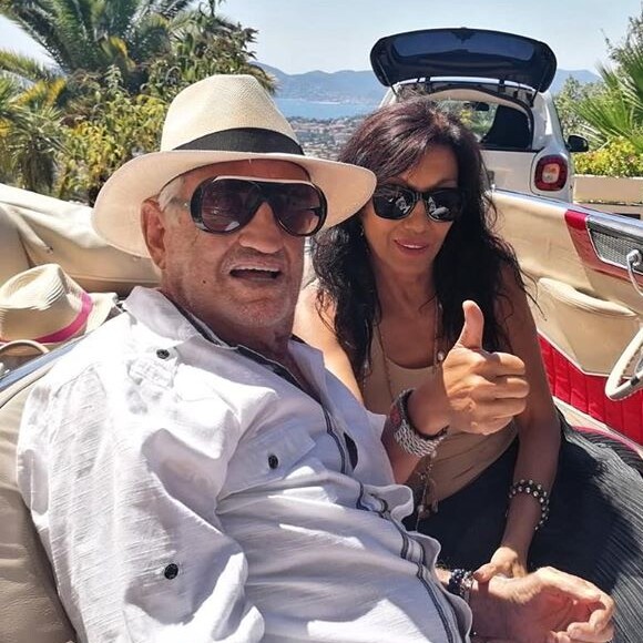 Jean-Paul Belmondo avec Carlos Sotto Mayor. Photo publiée sur Instagram