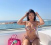 Maeva Ghennam en bikini à Dubaï