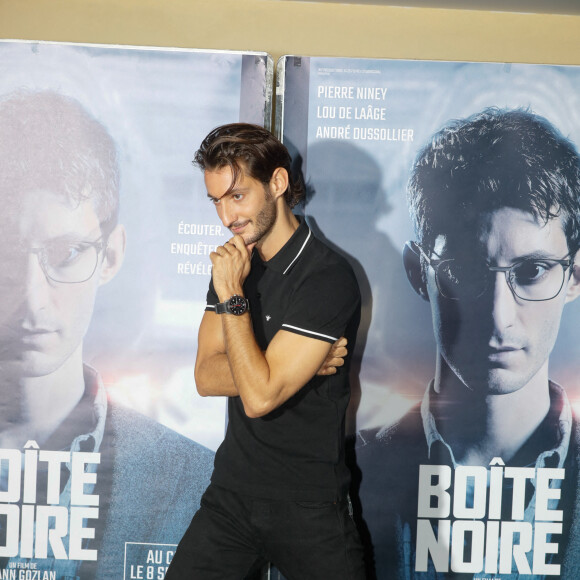 Pierre Niney - Avant-première du film "Boîte noire" à l'UGC Ciné Cité les Halles à Paris, France, le 06 septembre 2021. © Christophe Clovis / Bestimage