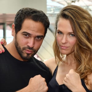 Samy Gharbi et Lorie Pester - 58e Festival de Télévision de Monte Carlo au Grimaldi Forum à Monaco. Le 16 juin 2018. © Bruno Bebert / Bestimage