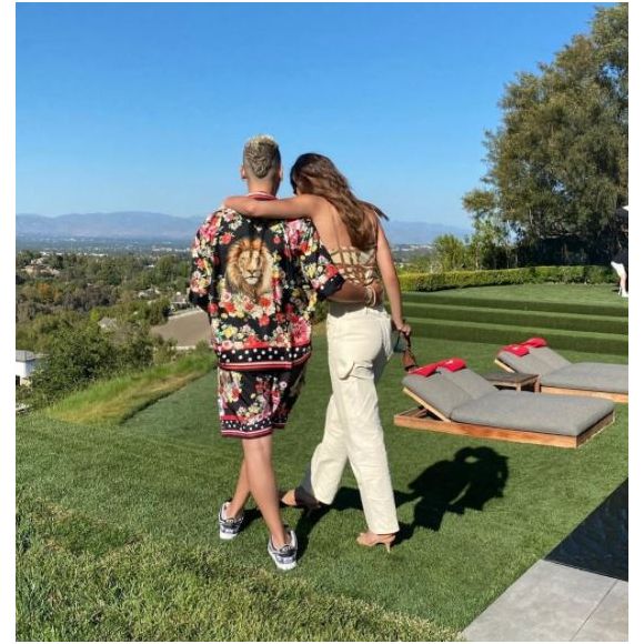 Scott Disick et son ex-petite amie Amelia Gray. Photo publiée le 26 mai 2021.