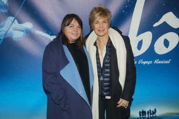 Myriam Boyer et Véronique Jannot - Photocall du spectacle "Bô, le voyage musical" au théâtre du 13e Art à Paris, le 8 mars 2018. © CVS/Bestimage