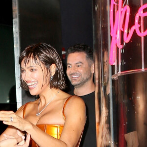 Jasmine Sanders et Irina Shayk à New York, le 8 septembre 2021.