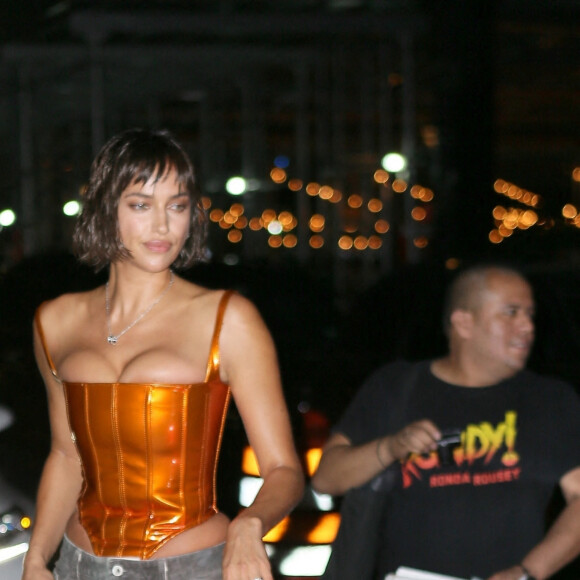 Irina Shayk a assisté à la soirée de lancement de la collection de bijoux B.zero1 de Bvlgari à New York, le 8 septembre 2021.