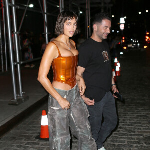 Irina Shayk a assisté à la soirée de lancement de la collection de bijoux B.zero1 de Bvlgari à New York, le 8 septembre 2021.