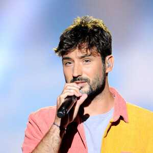 Jérémy Frérot - Enregistrement de l'émission "La Chanson secrète 8" à la Scène musicale à Paris, diffusée le 4 septembre sur TF1. © Gaffiot-Moreau / Bestimage