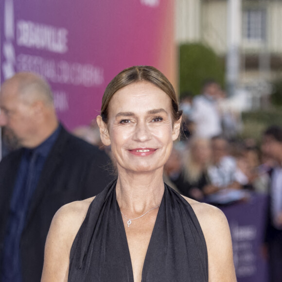 Sandrine Bonnaire lors de la première du film "L'amour c'est mieux que la vie" lors de la 47éme édition du Festival du Cinéma Américain de Deauville le 9 septembre 2021. © Olivier Borde / Bestimage