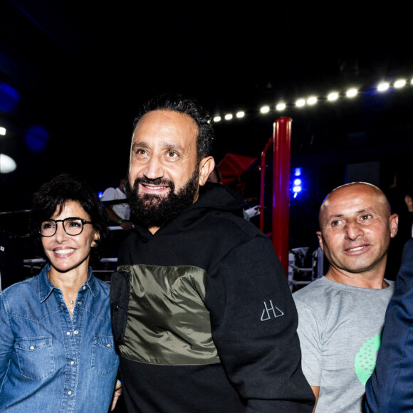 Rachida Dati et Cyril Hanouna - People et politiques se retrouvent au gala de boxe "La Conquête" au stade Roland Garros à Paris le 10 septembre 2021 © JB Autissier / Panoramic / Bestimage 