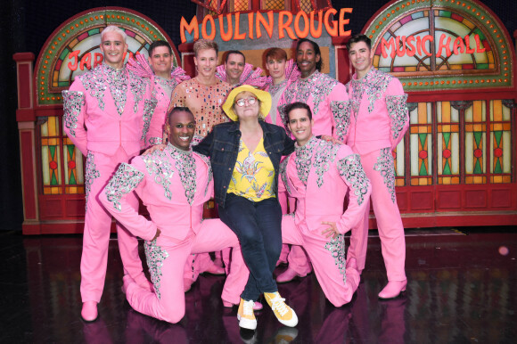 Christine Bravo - People à la soirée de réouverture du Moulin Rouge à Paris le 10 septembre 2021. © Coadic Guirec / Bestimage
