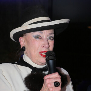 Geneviève de Fontenay - Soirée de remise des prix de la 12ème édition du TROFEMINA (prix décerné à des femmes d'exception) au pavillon Royal à Paris, le 14 octobre 2015.