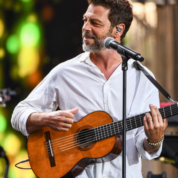 Exclusif - Christophe Maé - Enregistrement de l'émission "Les Estivales de Culturebox" à Montpellier, qui sera diffusée le 19 août sur France 2. Le 4 juillet 2021© Jean-René Santini / Bestimage 