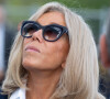 Brigitte Macron - Le président Emmanuel Macron visite l'Arc de Triomphe empaqueté par Christo et rencontre les entreprises qui ont participé au chantier à Paris le 16 septembre 2021. © Jacques Witt / Pool / Bestimage 