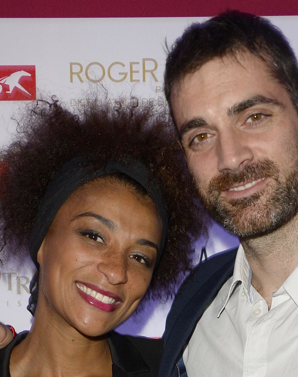 Gil Alma et Aminata - Soirée de lancement J-68 de la 95ème édition du Prix d'Amérique Opodo à l'Hippodrome de Paris-Vincennes, le 24 novembre 2015. © Guirec Coadic/Bestimage
