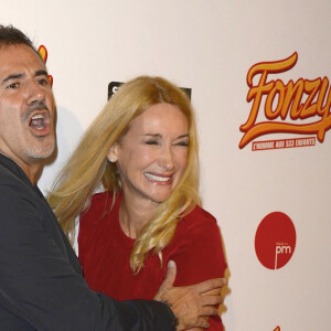 Jose Garcia et sa femme Isabelle Doval - Avant-premiere du film "Fonzy" au Gaumont Opera a Paris. Le 25 octobre 2013