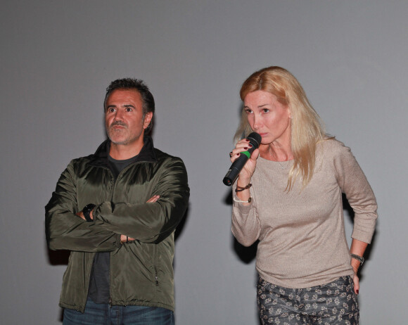 Jose Garcia et sa femme Isabelle Doval - Exclusif - Avant-Premiere du film "Fonzy" realise par Isabelle Doval, au Kinepolis de Lomme, le 10 octobre 2013.