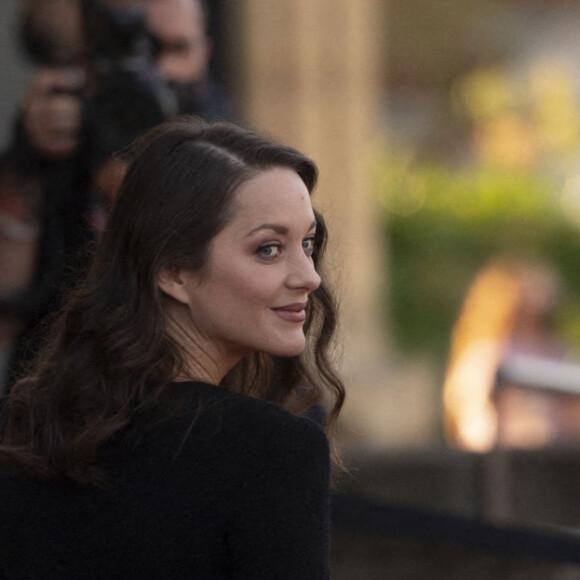 Marion Cotillard à la projection du documentaire "Bigger than us" lors du 69ème Festival International du Film de San Sebastian. Le 18 septembre 2021.