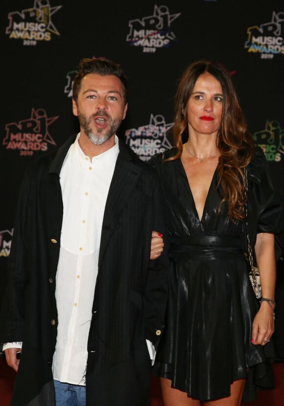 Christophe Maé et sa femme Nadège Sarron - 21ème édition des NRJ Music Awards au Palais des festivals à Cannes le 9 novembre 2019. © Dominique Jacovides/Bestimage 