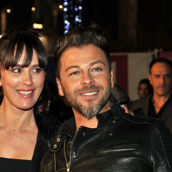 Christophe Mae et sa femme Nadege Sarron - 15eme edition des NRJ Music Awards au Palais des Festivals a Cannes le 14 decembre 2013. 