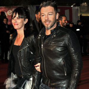 Christophe Mae et sa femme Nadege Sarron - 15eme edition des NRJ Music Awards au Palais des Festivals a Cannes le 14 decembre 2013. 