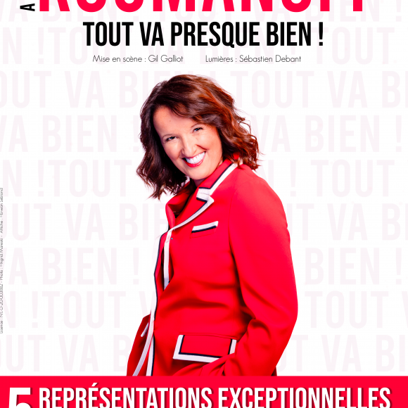 Anne Roumanoff dans son nouveau spectacle "Tout va presque bien".