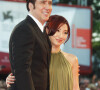 Nicolas Cage et sa femme Alice Kim a la premiere du film " Joe " lors du 70eme festival du film de Venise Le 30 aout 2013 