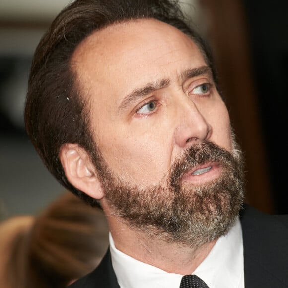 L'acteur americain Nicolas Cage, l'ambassadeur de bonne volonte de l'ONUDC (Office des Nations unies contre la drogue et le crime) assiste a une reception de l'ONUDC a Vienne le 5 Novembre 2013. 