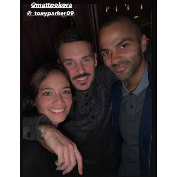 La tenniswoman Alizé Lim et Tony Parker à l'anniversaire de M. Pokora.