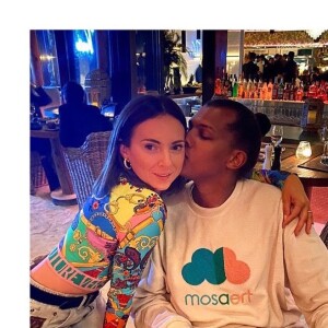 Stromae et sa compagne Coralie Barbier. Instagram. Le 1er janvier 2021.