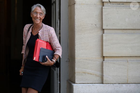 Elisabeth Borne, ministre du Travail, de l'Emploi et de l'Insertion - Le premier ministre recoit les syndicats à l'hôtel Matignon, à Paris, France, le 2 septembre 2021. © Stéphane Lemouton/Bestimage